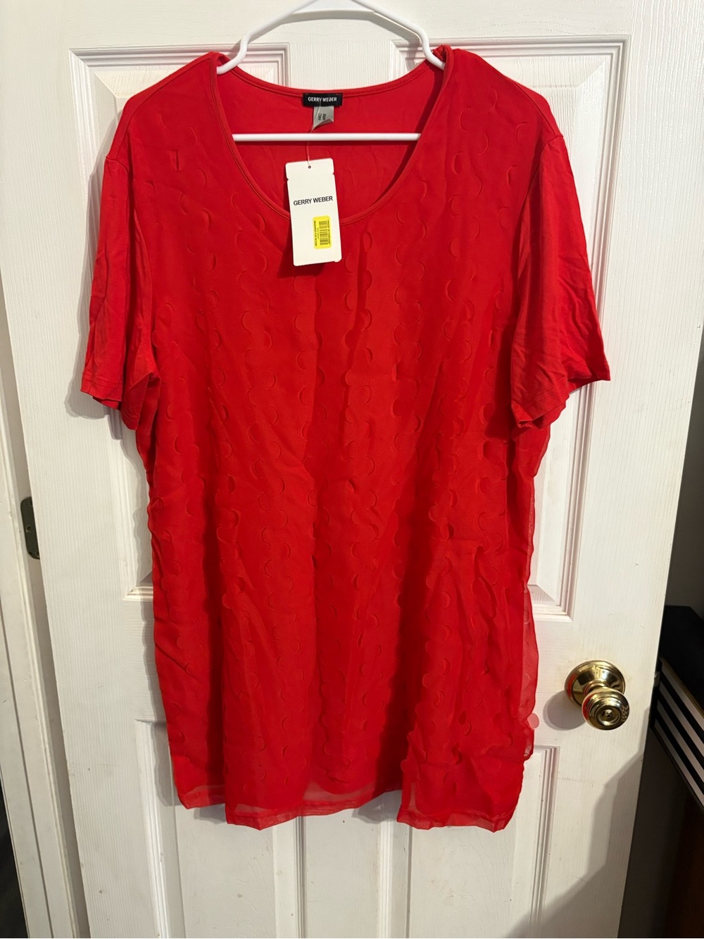 Gerry Weber Vibrant Red Short-Sleeve Tunic